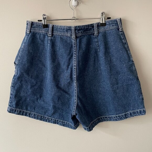 Vintage PSC Denim High Rise Shorts Medium Wash Blue 31 - Picture 3 of 6